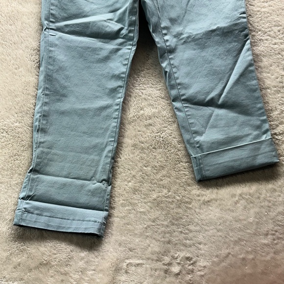 Lee Platinum Label Capri Sz 2 Petite Blue Sage - Picture 5 of 9